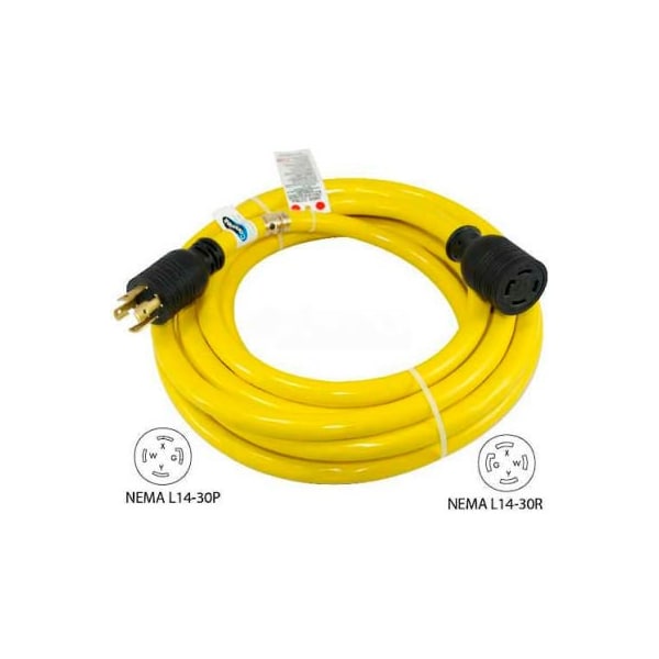 Conntek 20601-010, 10', 30A, Generator Power/Extension Cord with NEMA L14-30P to L14-30R 20601-010 - main